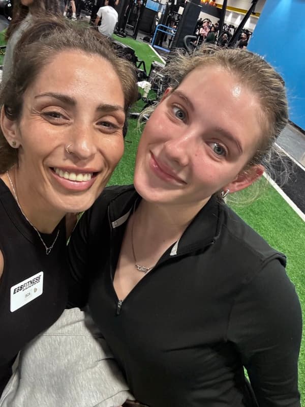 Sca training with client at the gym