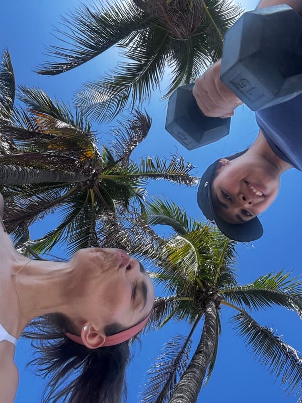 Outdoor training session in Miami